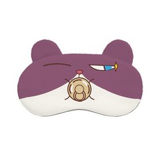 晚安舒眠兩用眼罩 冷熱敷眼罩, 1個, 紫薯奶嘴眼罩