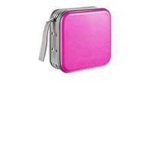 쿠툰 CD 케이스 자동차용 홀더 48용량 하드 플라스틱 DVD 범용 정리함 지갑 보호 보관 자동차 내장 액세서리 홈 오피스 여행에 (녹색), Purple, 1개