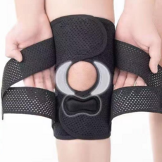 [티케이샵] 무릎 보호대 고탄력 매쉬 더블스트랩