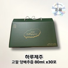 하루제주 고깔 양배추즙 NFC 저온착즙 양배추주스, 1박스, 80ml