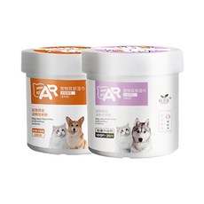 強力 寵物耳部濕巾 貓犬通用, 1個, 130個裝