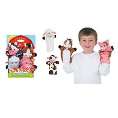 Melissa＆Doug 農場手偶 晴晴百寶盒 美國進口 扮演系列 手眼協調 生日禮物 家家酒 益智遊戲玩具, 1個
