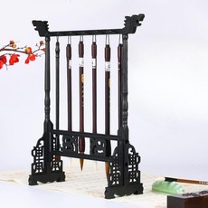 스터디펜 홀더 마호가니 다목적 펜홀더 붓걸이 대형 소형 플라스틱 브러시 붓걸이 붓걸이대 붓보관대 붓진열대 붓 모필 서예 캘리그래피 붓걸이 문방구 문방사우 사군자 화선지 벼루 먹, 2개