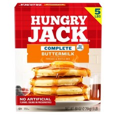 Hungry Jack 컴플리트 버터밀크 팬케이크 앤 와플 믹스, 2.26kg, 4개