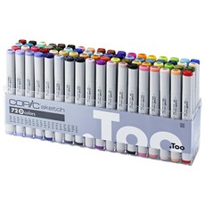 Copic Sketch 二代橢圓桿酒精麥克筆 (72色/72D色系/日本品牌), 詳見包裝