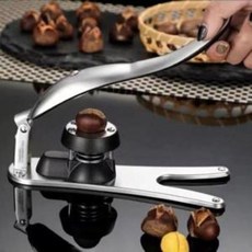 밤까는기계 가정용 밤까기 군밤 호두 도토리 껍질까기, 실버, 1개