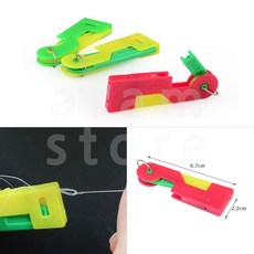 스토아소이 바늘 실 끼우개 끼우기 실꿰기 1p 바늘구멍꿰기, 1개