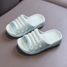 兒童拖鞋 防滑軟底 室內居家 浴室洗澡 親子款 男童女童 涼拖鞋 休閒舒適 家居鞋+8028綠色【毛毛蟲】+180【適合腳長約17cm】