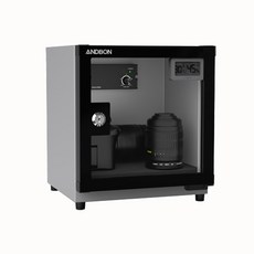 ANDBON 18公升電子防潮箱 數顯電子錶調檔, 110-240V通用, 1個, 金屬灰/數顯電子錶調檔【無層板】