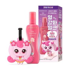 실크테라피 히트인핸서 열보호 손상모 헤어밀크 150ML 티니핑에디션+하츄핑 러기지택, 1개