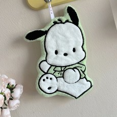 산리오 캐릭터 핸드타올 손수건 주방 욕실 귀여운 선물 소품, 1개, 포차코