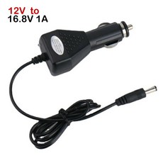 DC 12V 24V를 4 2V 8 4V 16 8V 1A 볼트로 변환하는 차량용 시거잭 전원 충전기 커넥터 케이블 1000mA 18650 리튬이온/리튬폴리머 배터리용, 16.8V
