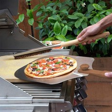 피자 화덕 청소솔 업소 브러시 손잡이 세척 장대 밀대, B 스텐