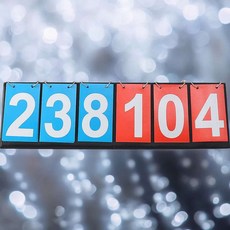 접이식 스탠드형 3자리 스포츠 점수판 멀티점수판 탁구스코어보드 스코어보드점수판 고급점수판