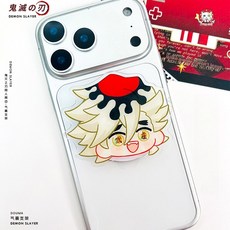 [해피디아리오] 귀멸의칼날 굿즈 핸드폰 거치대 귀칼 맥세이프 그립톡, 1개, 도우마