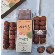완주 대둔산 운주 흑곶감 1팩 {14과 12과 10과}반건시 건시 선물세트, 14과 { 30/39g}, 1개, 500g