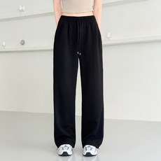 제이제이홈 여성용 트레이닝 바지 일자/조거 투웨이 와이드 츄리닝 팬츠