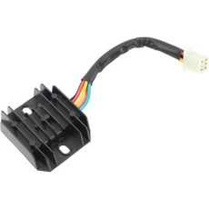 파워모터 5 핀 12V 전압 90cc 150cc 70cc GY6 조절기 50cc 정류기 110cc 엔진용 125cc 스쿠터, 파워모터 5핀 12V 전압 조절기 정류기 GY6 스쿠터