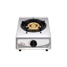 喜特麗 JT-200 單口瓦斯爐 台爐 銅爐頭 大火力 露營用 營業用 不鏽鋼框體, 液化石油氣 (LPG)