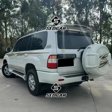 년식 랜드크루저 순 플라스틱 스포일러 트렁크 부트 윙, 6. White, 기본