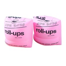 JINHONG TOYS 滾筒袖手臂浮圈 成人兒童游泳學習圈 手臂圈 泳圈 游泳圈, 粉色, 1套