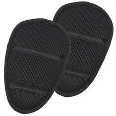 좌석 스트랩 가랑이 쿠션 유모차 패드 푸시체어용 범용 컴포트 시트 커버블랙, 2pcs