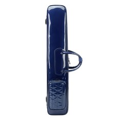 죽관 피리 케이스 대나무 보관 가방 에나멜 가죽 백팩형 경량 하드케이스 악기 보관용, 1개, 75cm 다크 블루