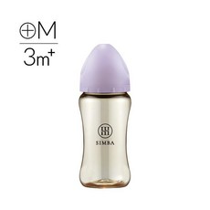Simba 小獅王辛巴 蘊蜜鉑金PPSU寬口防脹氣奶瓶 270ml, 1個