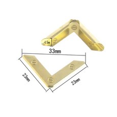 브론즈 실버 옵션 더 많은 스타일 북 스크랩북 앨범 메뉴 폴더 코너 프로텍터 12 개, 10 Gold