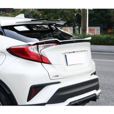 Toyota 토요타 CHR 리어 스포일러 해치백 루프 윙스포일러, 루프 화이트+블랙