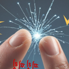 머리정전기방지제 겨울머리정전기 몸에정전기없애는방법 정전기팔찌효과, 1개, 레드