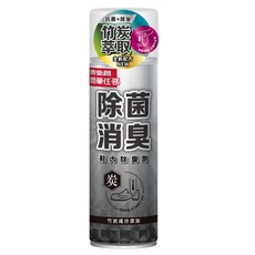 依必朗簡單任務Ag+銀離子鞋內除臭劑220ml, 1個, 黑瓶-銀離子+竹炭