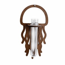 벽걸이 나무 랜턴 화분 홀더 꽃병 레트로 벽장식 적 태양 해파리 거실용, 2. Jellyfish
