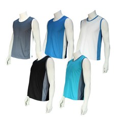 남자 여자 민소매 스포츠나시 쿨링티셔츠, 3XL, 1개