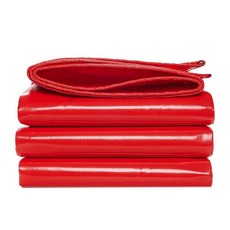 紅色耐用塑膠布 防風防水防塵多功能用途 工作防護戶外DIY適用, 1個