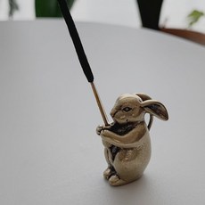 동물 인센스홀더 8종 인센스스틱홀더 향받침대 애니멀 인센스 챔버 버너, 14.포지티브 바이브