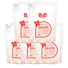 시그니쳐 비앤비 유연제 자스민향 리필형-, 5개, 5개입, 1.5L