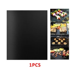 바베큐 그릴 메시 가방 재사용 가능한 논스틱 오븐 베이킹 액세서리 피크닉 캠프 주방 도구, Copper 1pcs 40x33cm