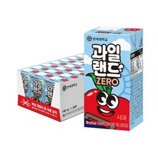 연세유업 과일랜드 제로 사과맛 190ml 24개