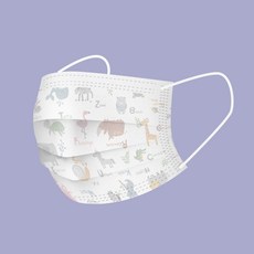 국내 생산 우리 아이 프리마스크 / 어린이용 마스크 / 썬메디칼, 초소형 아동용 덴탈 동물그림, 1박스, 20개입