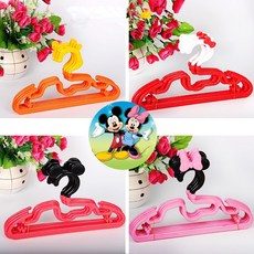귀여운 미니 캐릭터 옷걸이 바지걸이 10개 묶음 미키미니 키티 연장 가능 옷걸이, G