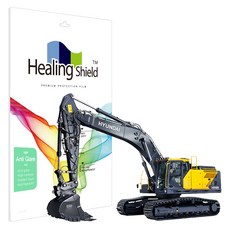 현대 굴착기 HX400L 듀얼 모니터 저반사 Light 액정보호필름 (2중구성)