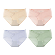 바디스윗 코튼 노라인 임산부 팬티 4종 세트