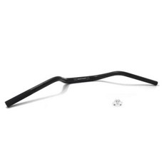 레트로 오토바이 핸들 바 알루미늄 합금 스티어링 휠 로얄 엔필드 XMAX 300 EXC Z1000 스크램블러 초퍼 28mm, Black and bar end B, 3) Black and bar end B