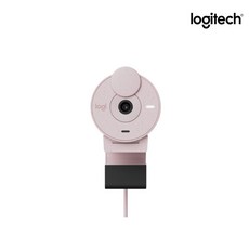 로지텍 BRIO 300 웹캠 로즈핑크, 960-001449
