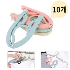 베네룸 캠핑용 접이식 만능 옷걸이 휴대용 옷걸이 10p, 1세트