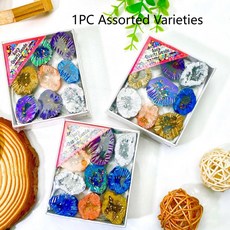 광물 표본 상자 1 세트 오라 쿼츠 Geoda 원석 과학 대중화 교육 선물 가정 장식, 옵션01) Random 1PC, 옵션01) Aura Quartz Geoda