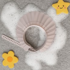 유아용 말랑말랑 샴푸캡, 아이보리, 1개