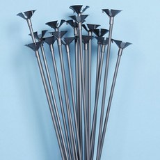 파리스 풍선 컬러 컵스틱 세트, 100개, 실버