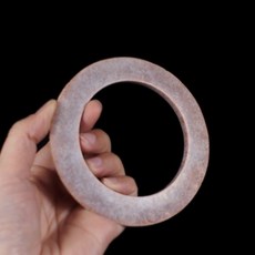 博古珍藏 和闐玉雕玉瑗把玩 47公克 早期收藏 博物館級文物